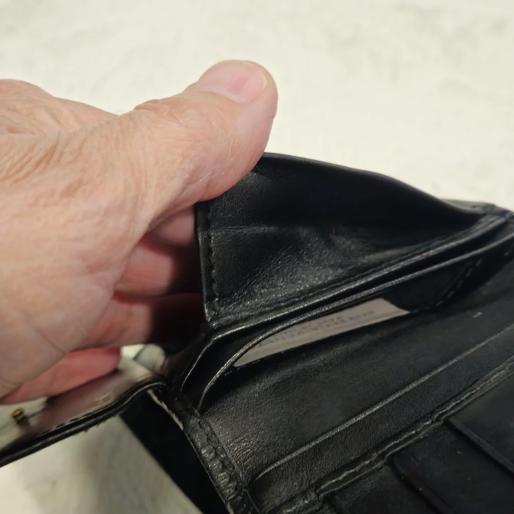 Bottega Veneta Black Leather Accessory
